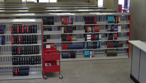 Biblioteca. Escuela Nacional Preparatoria. Plantel 5